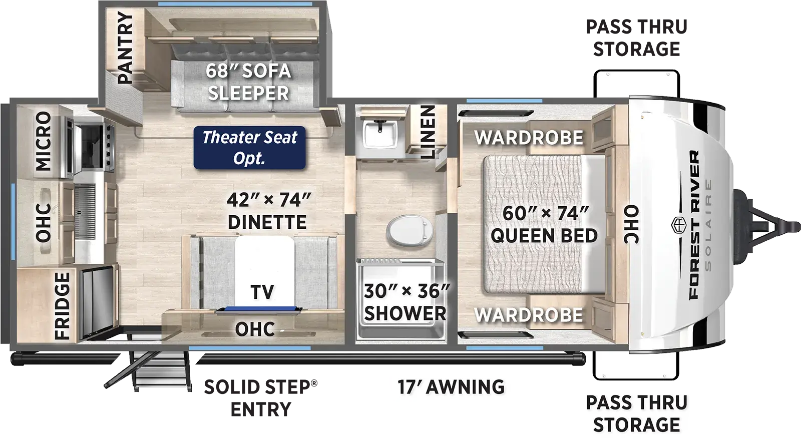 Solaire 237RK Floorplan