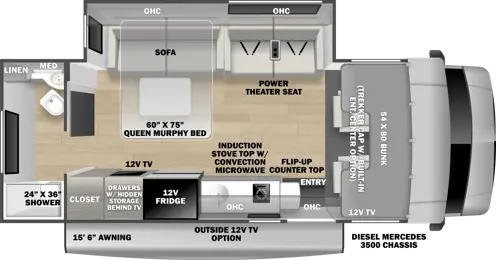2400T Floorplan Image
