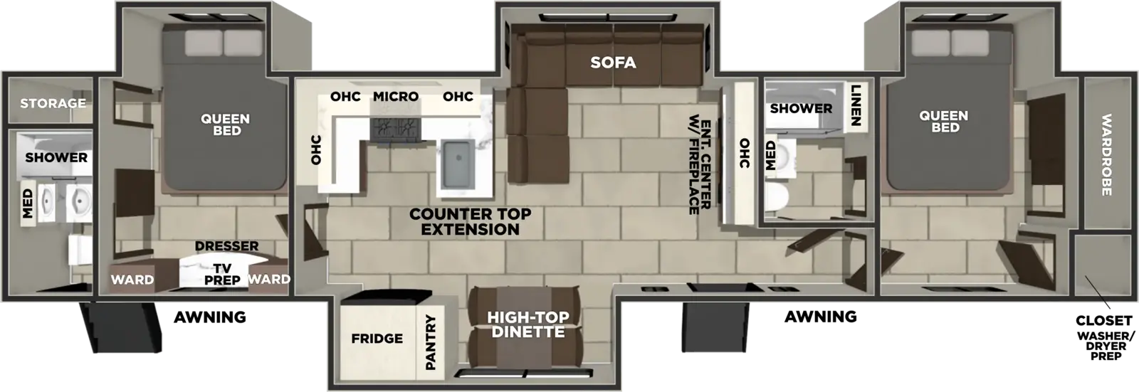 Lacrosse 40PLEX Floorplan