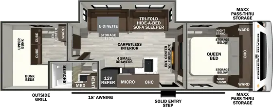 281QBEDS Floorplan Image