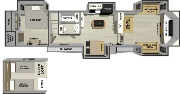 3990FL Floorplan Image