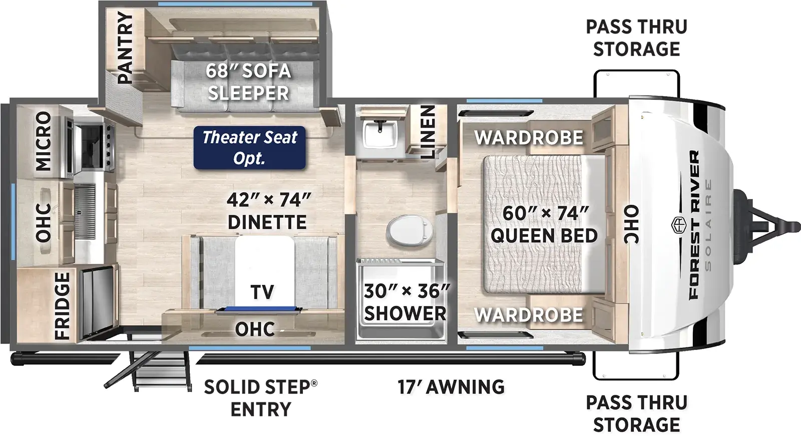 Solaire 237RK Floorplan