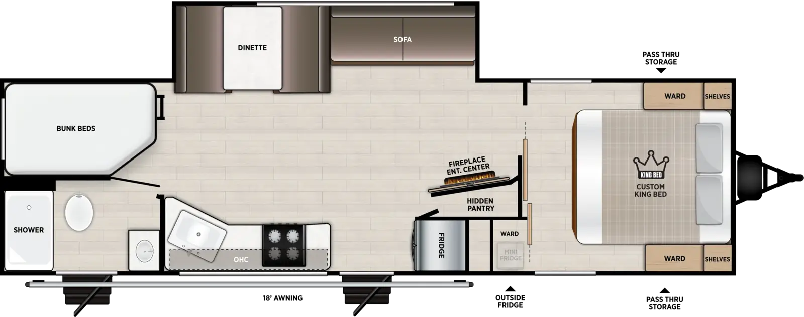 Salem 26DBHD Floorplan