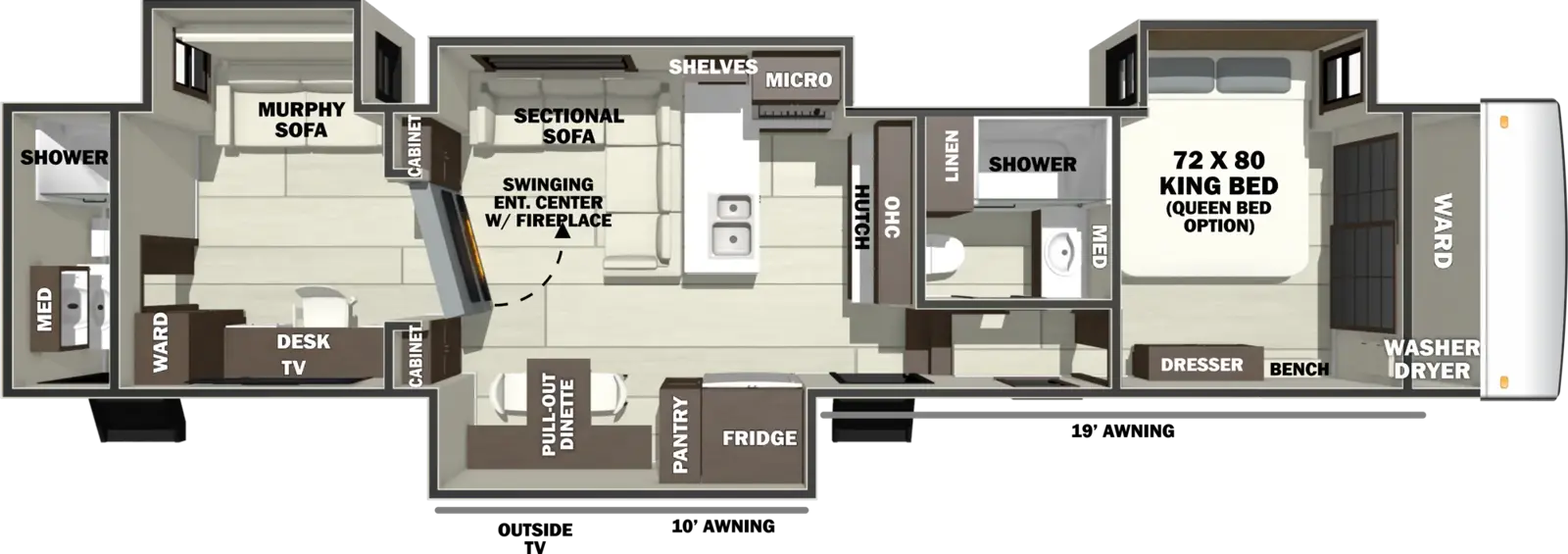 Riverstone 44DBL Floorplan
