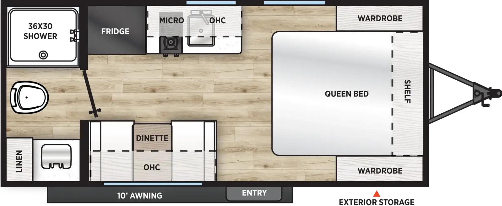 Aurora Light 15RBX Floorplan