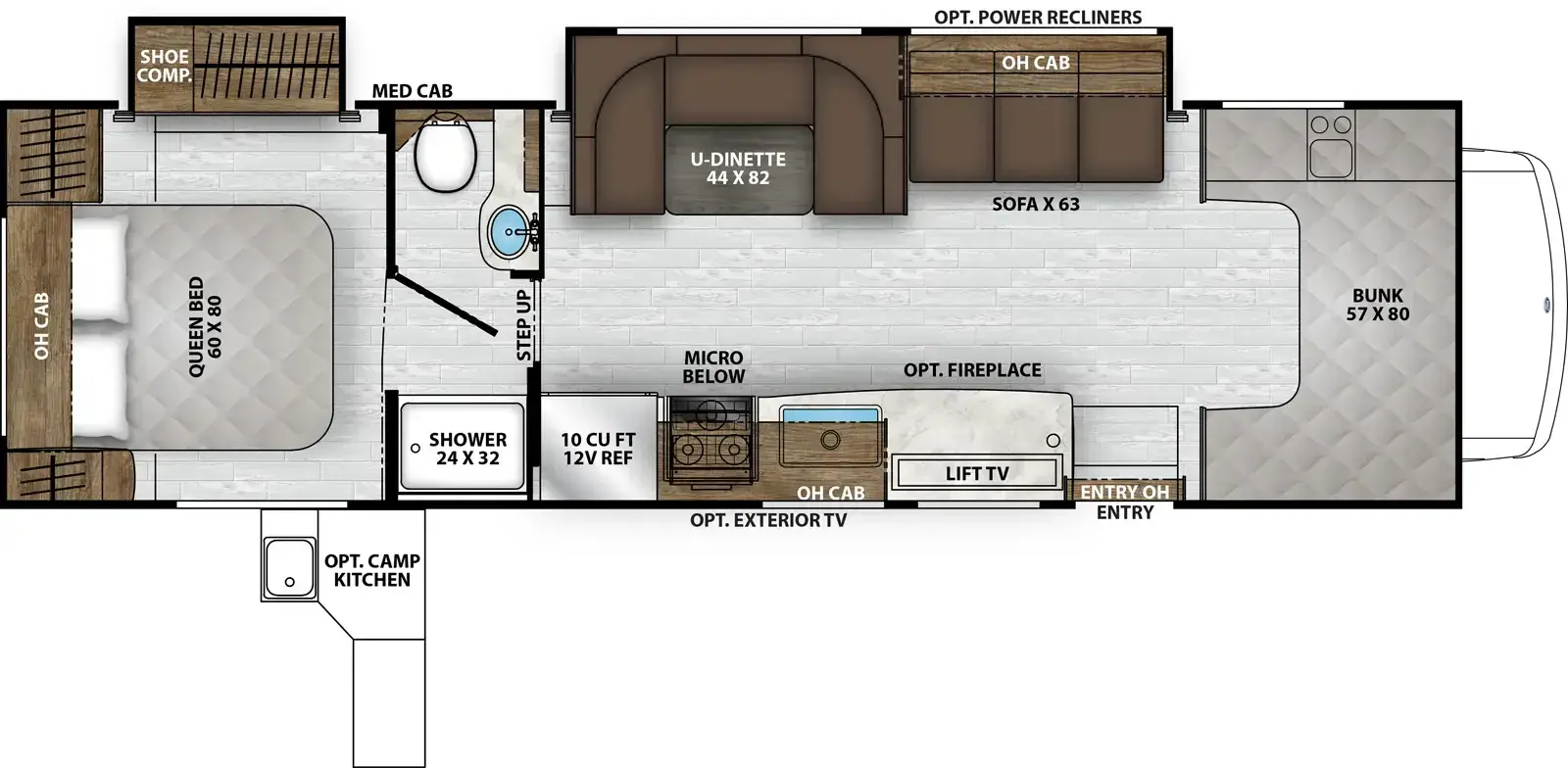 Leprechaun 319MB Floorplan