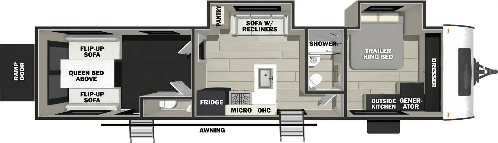Vengeance Rogue Armored 32L132 floorplan