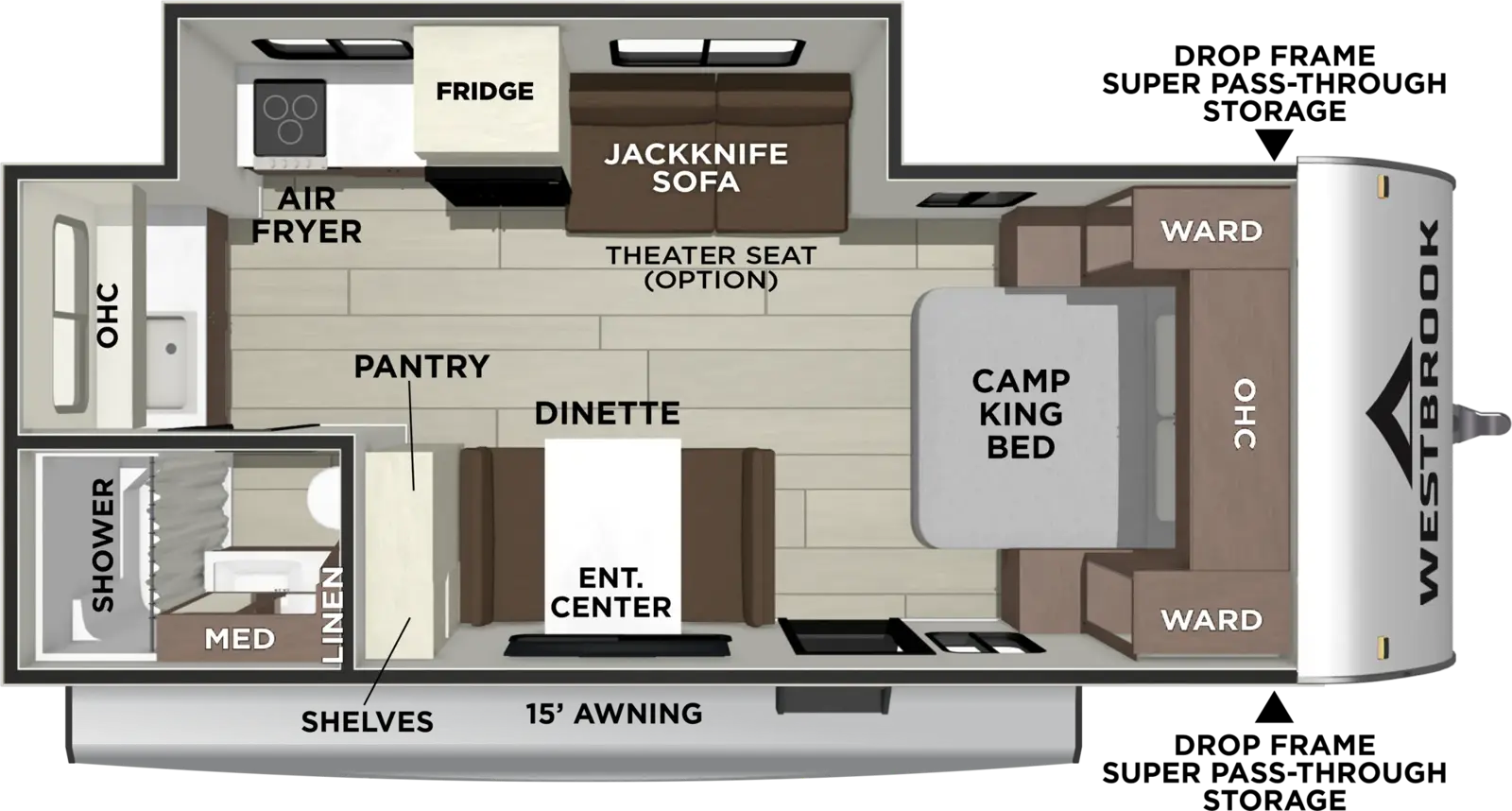 Westbrook 21MLXC Floorplan