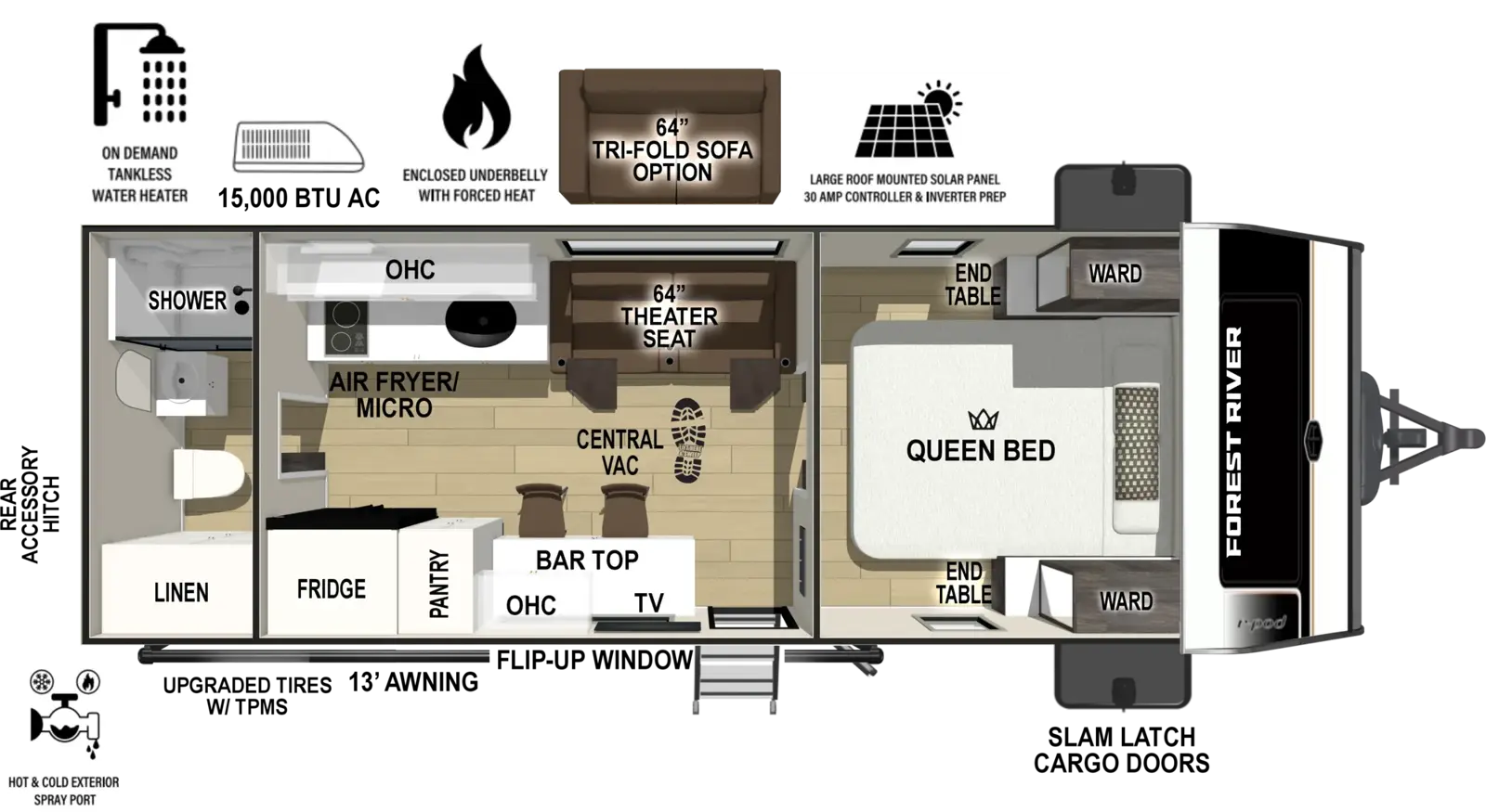 R Pod RP-207 Floorplan