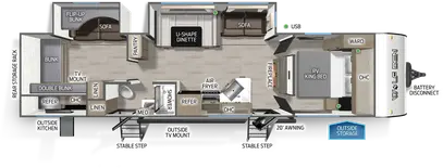 301BHBL Floorplan Image