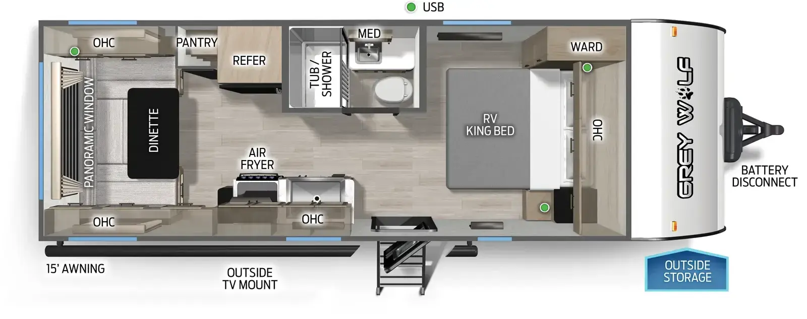 Cherokee Black Label 20RDSEBL Floorplan