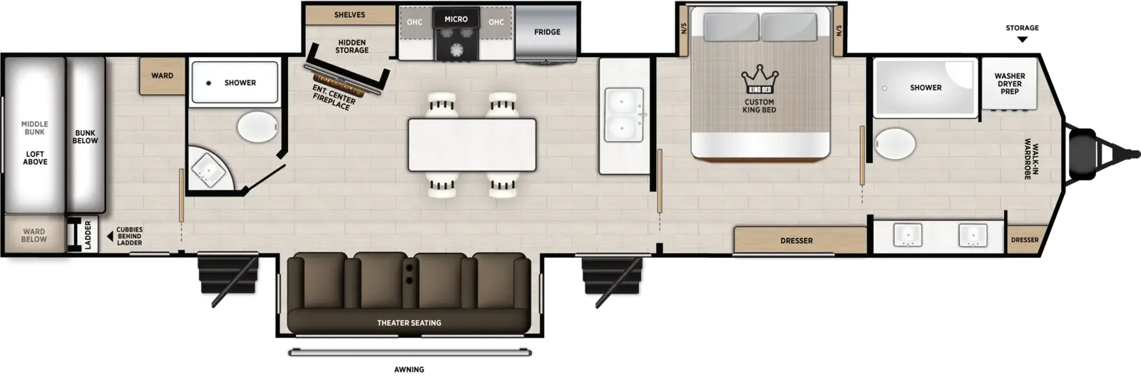 Salem Villa 43B2 Floorplan