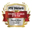 RV News 2027 RV of the Year - Fifth Wheel Toy Hauler: XLR Boost 375BX LE