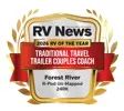 RV News 2026 RV of the Year - Traditional Travel Trailer Couples Coach