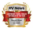RV News 2027 RV of the Year - Lightweight Travel Trailer Toy Hauler: Wildwood FSX 250GT