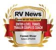 RV News 2026 RV of the Year - Entry-Level Travel Trailer Couples Coach