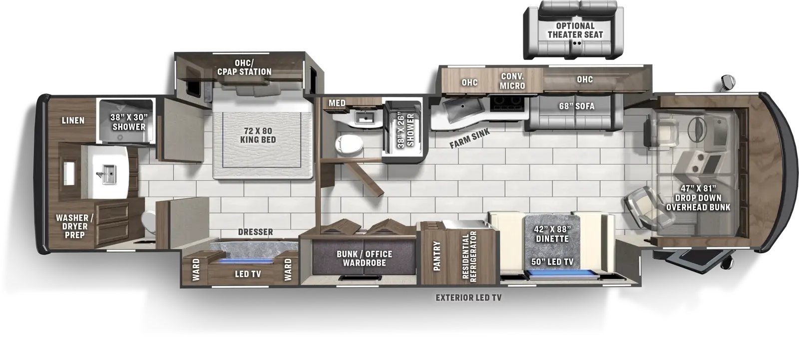 Sportscoach RD 402TS floorplan