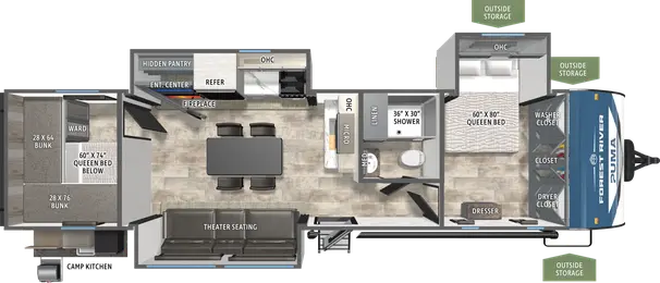350BH Floorplan Image