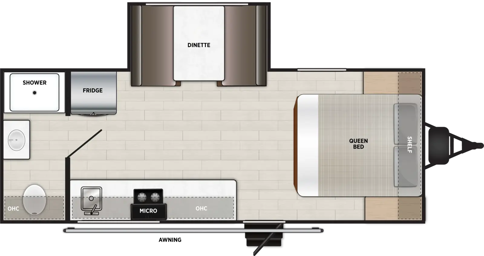 Wildwood Fsx 177RB Floorplan