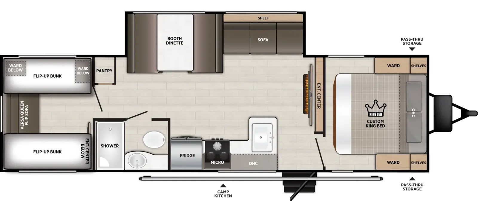 X Lite 28VBXL Floorplan