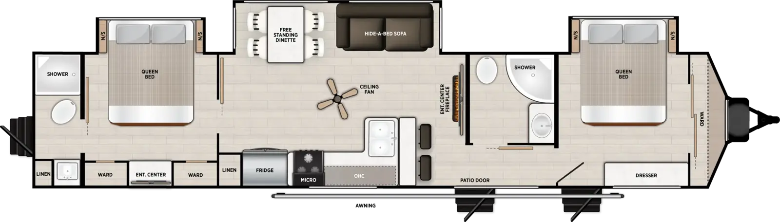 Salem Villa 42DMS Floorplan