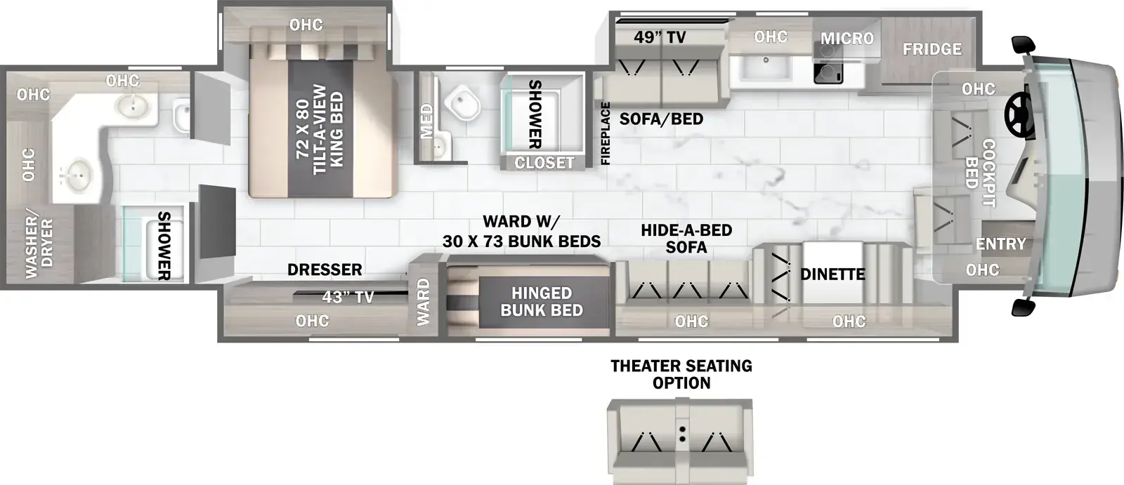 Berkshire 45CA - DSO Floorplan