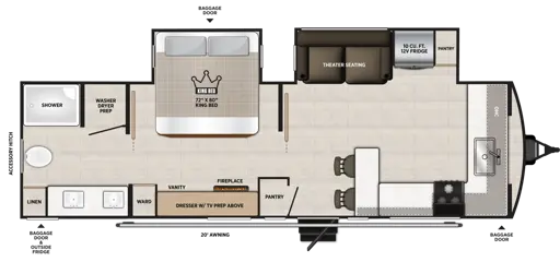 261FKRB Floorplan Image