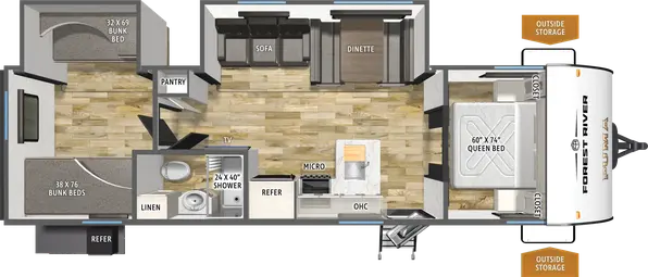 305BHCE Floorplan Image
