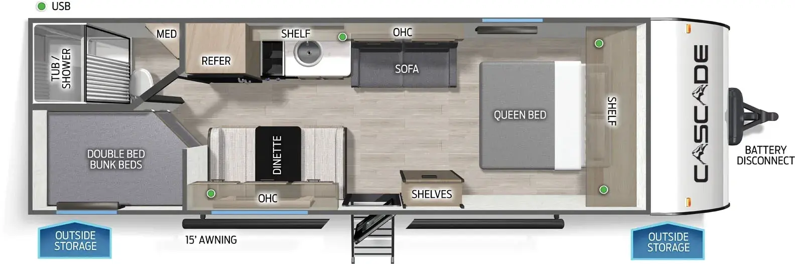 Cascade 26LPC floorplan