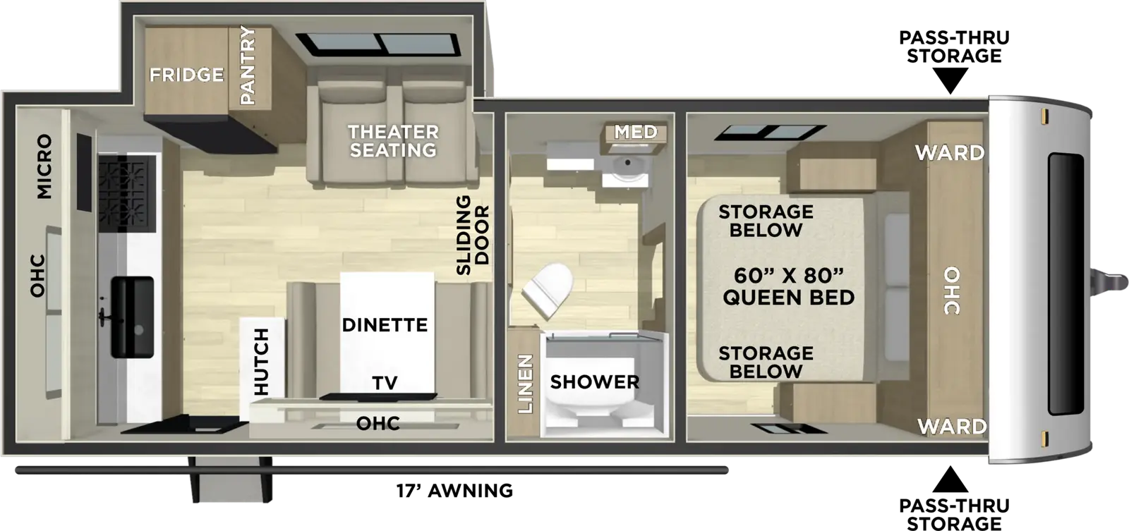 Freedom Express Ultra Lite 245RKS floorplan