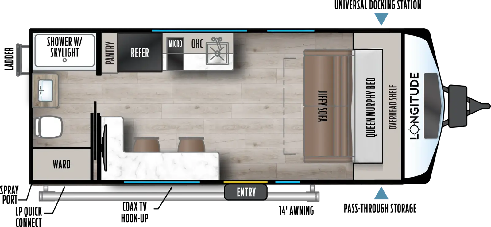 2027 East to West Longitude 160MRBLE floorplan diagram
