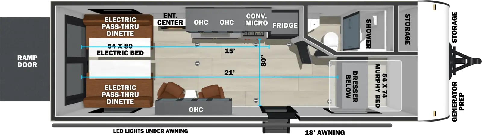 Stealth 2215 Floorplan