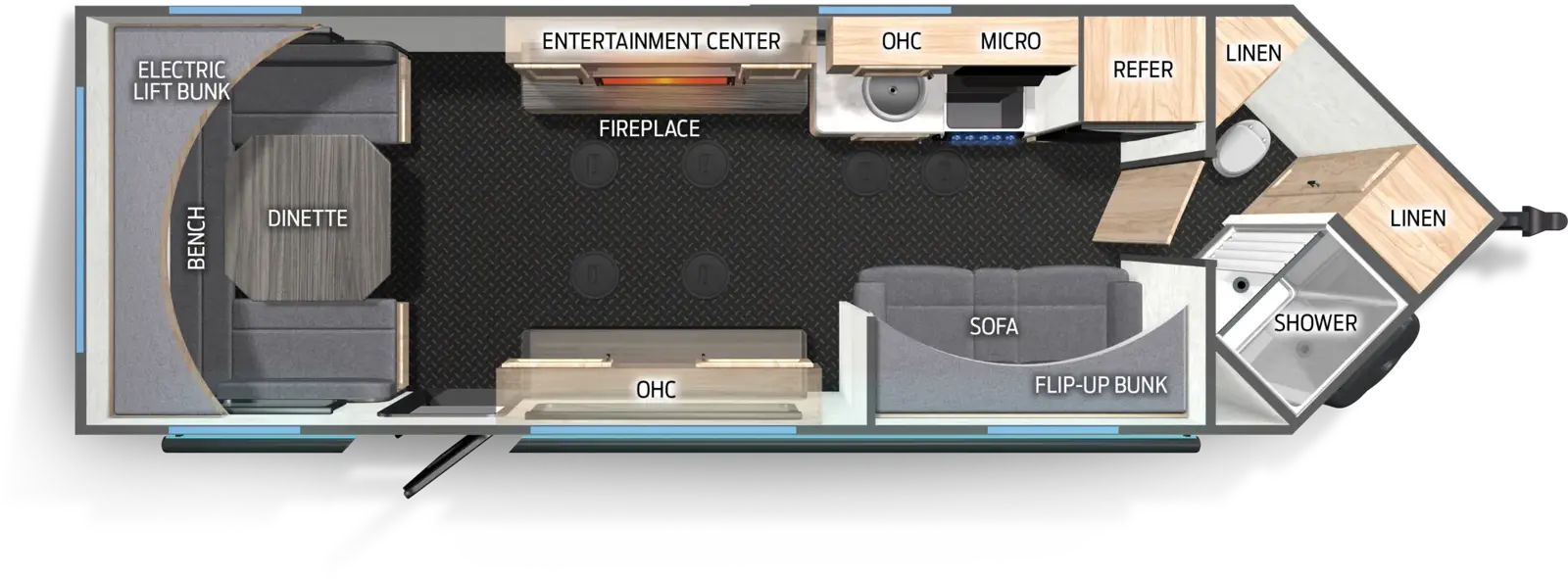 Grey Wolf 21GP Floorplan