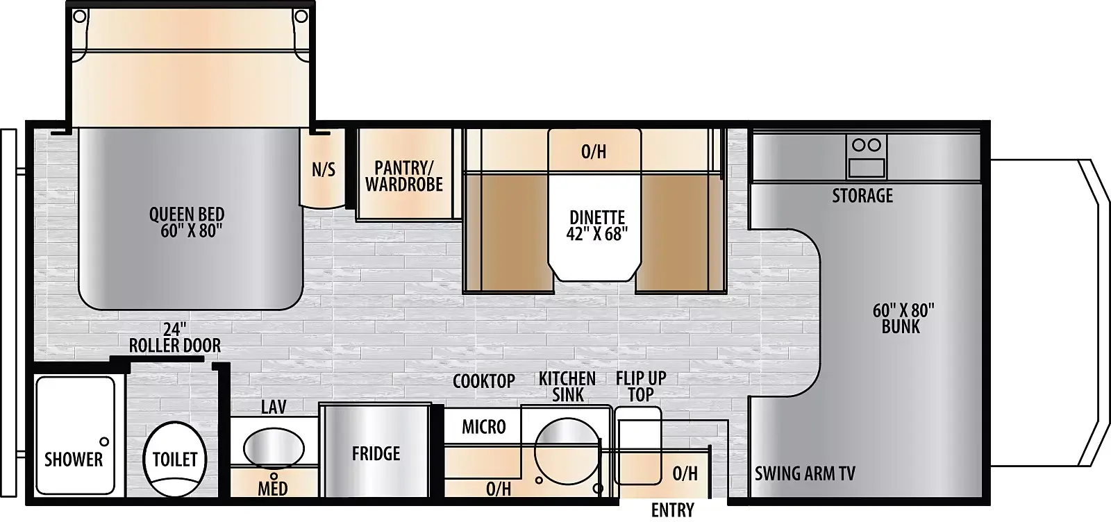 Entrada 2200S floorplan