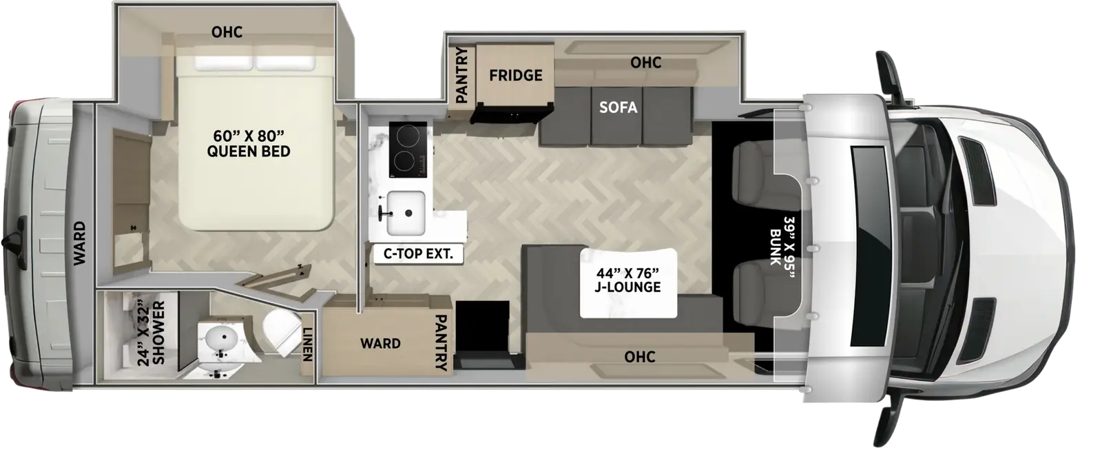 Cross Trail 26XG floorplan