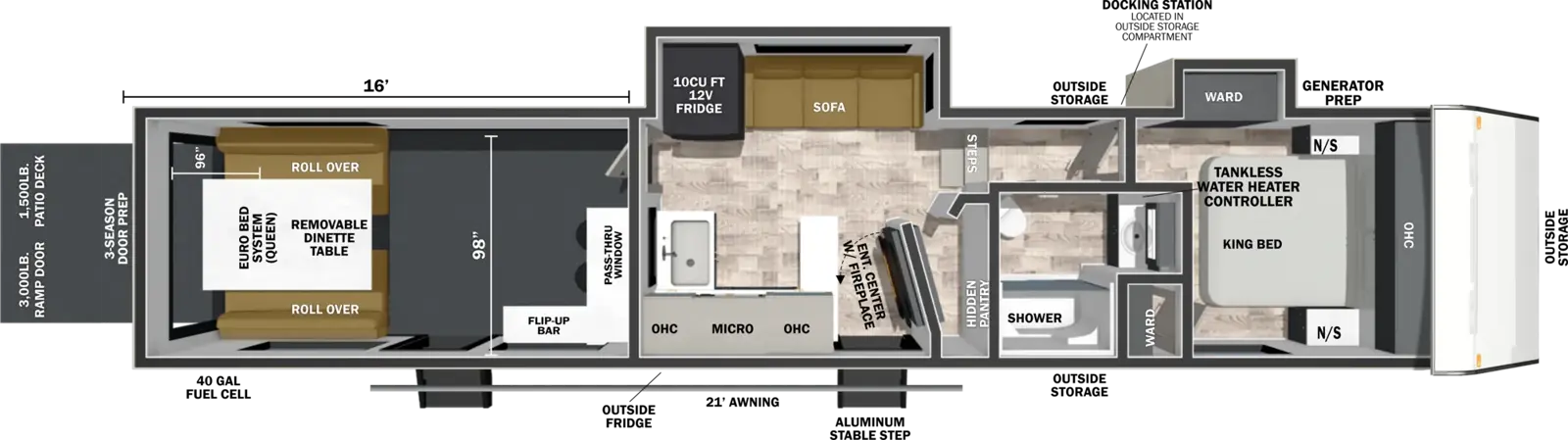 Xlr Boost 366BX Floorplan