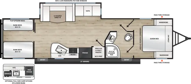 281QBUNK Floorplan Image