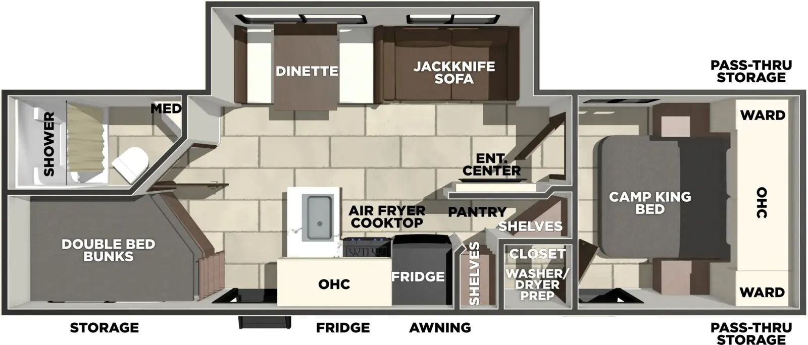 Tracer 275BH Floorplan
