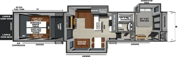4114GX Floorplan Image