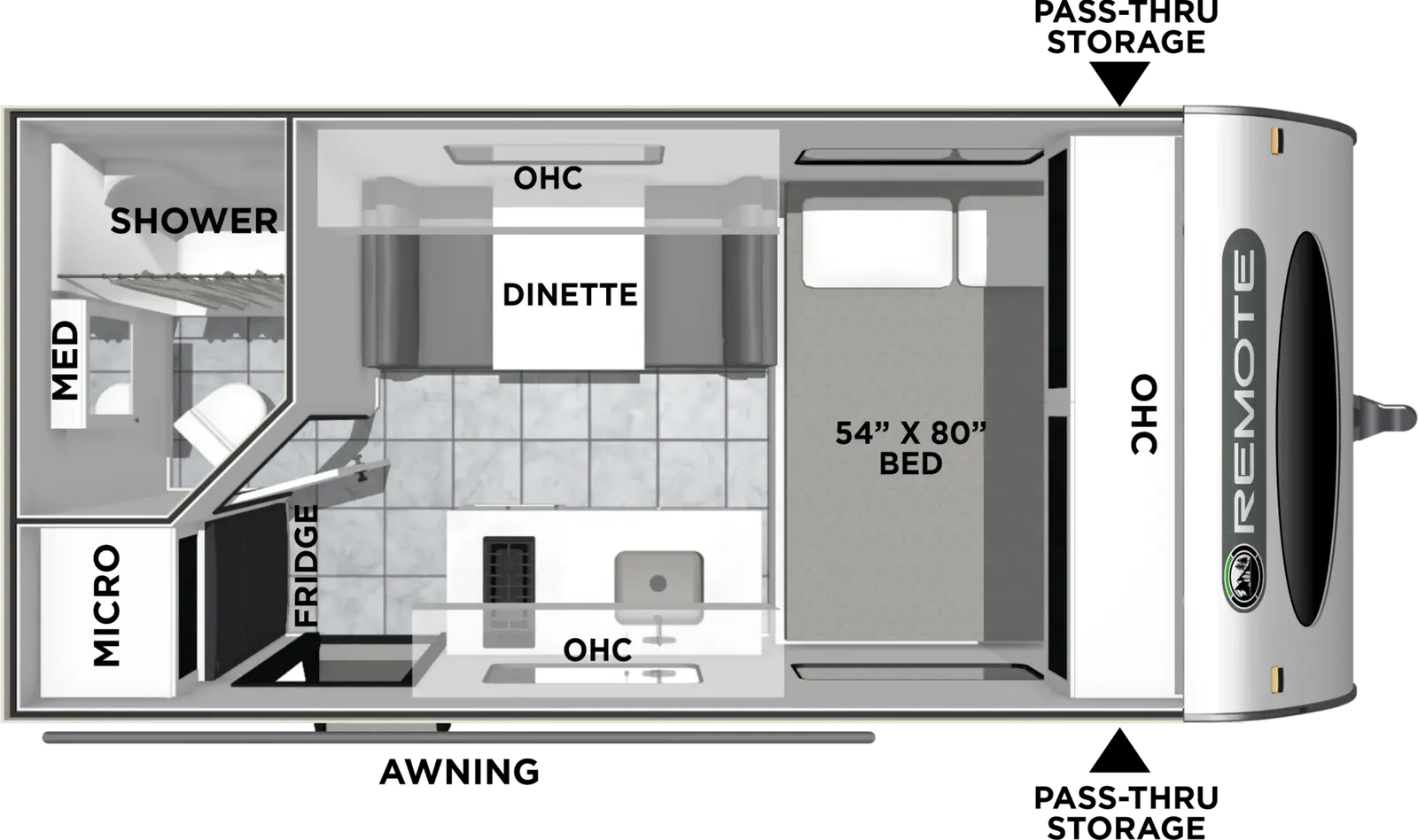 Remote 14R floorplan