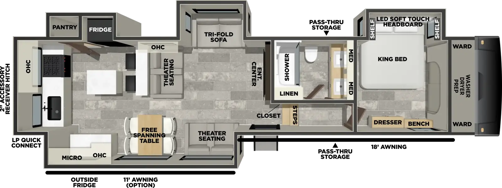 Brookstone 374RK floorplan