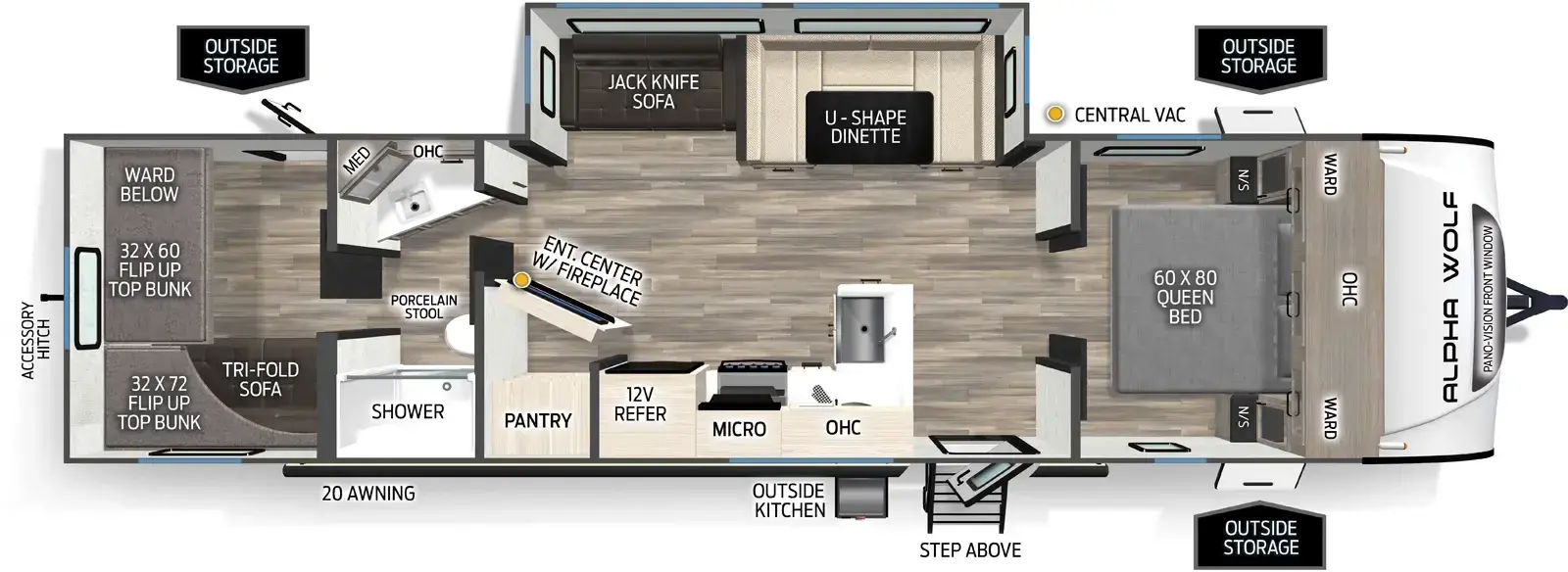 Alpha Wolf 29TB - DSO Floorplan