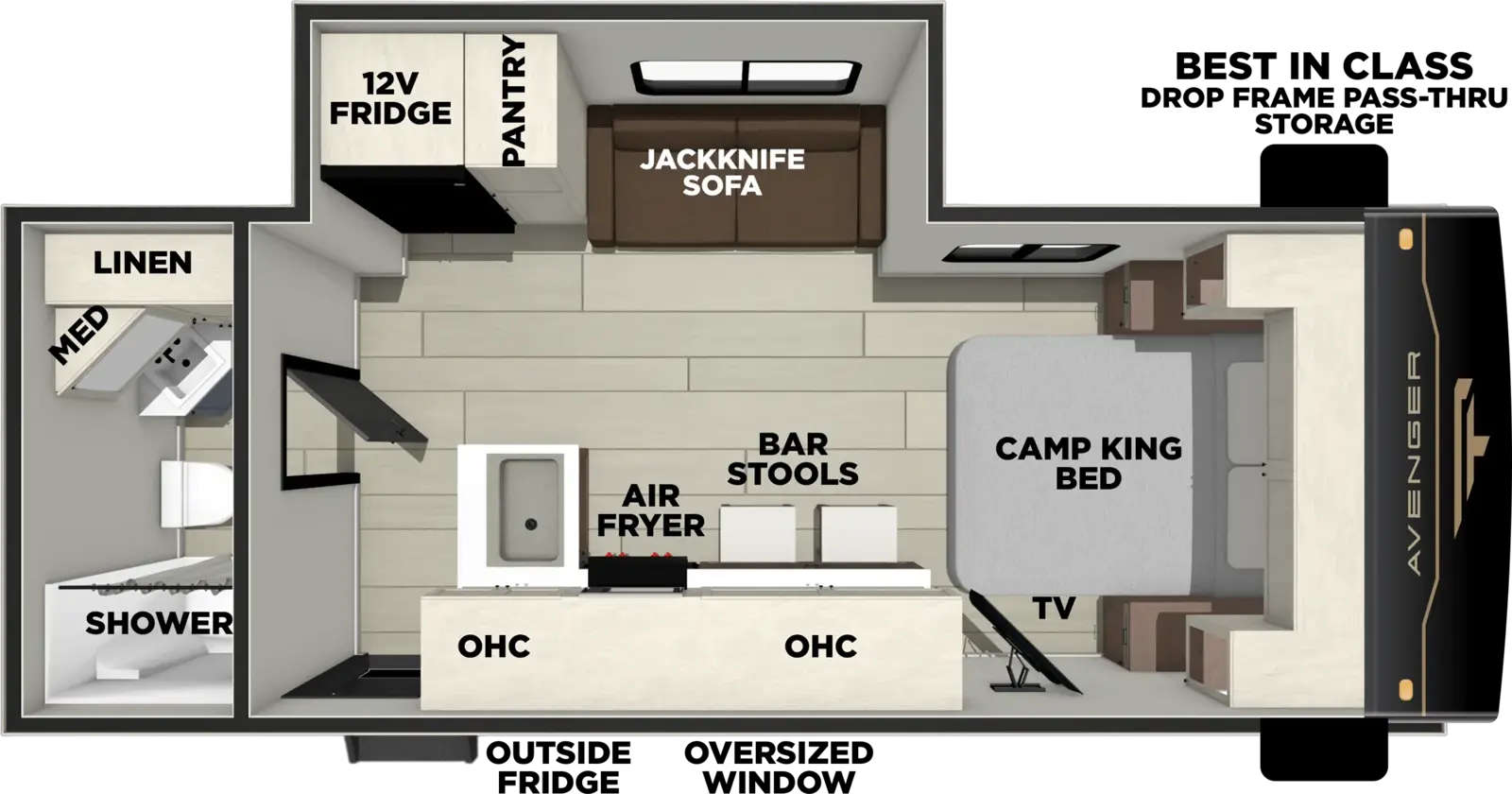 Avenger 20RBS Floorplan