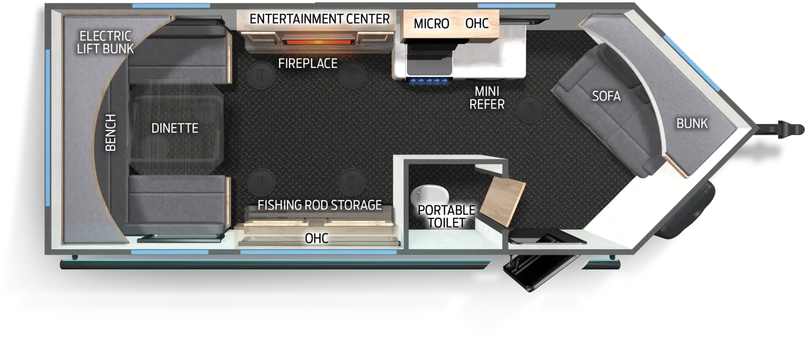 Grey Wolf 16HUT Floorplan