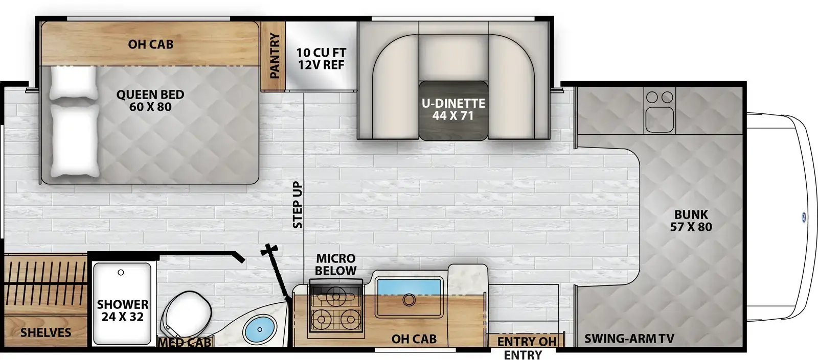 Freelander 23FS floorplan
