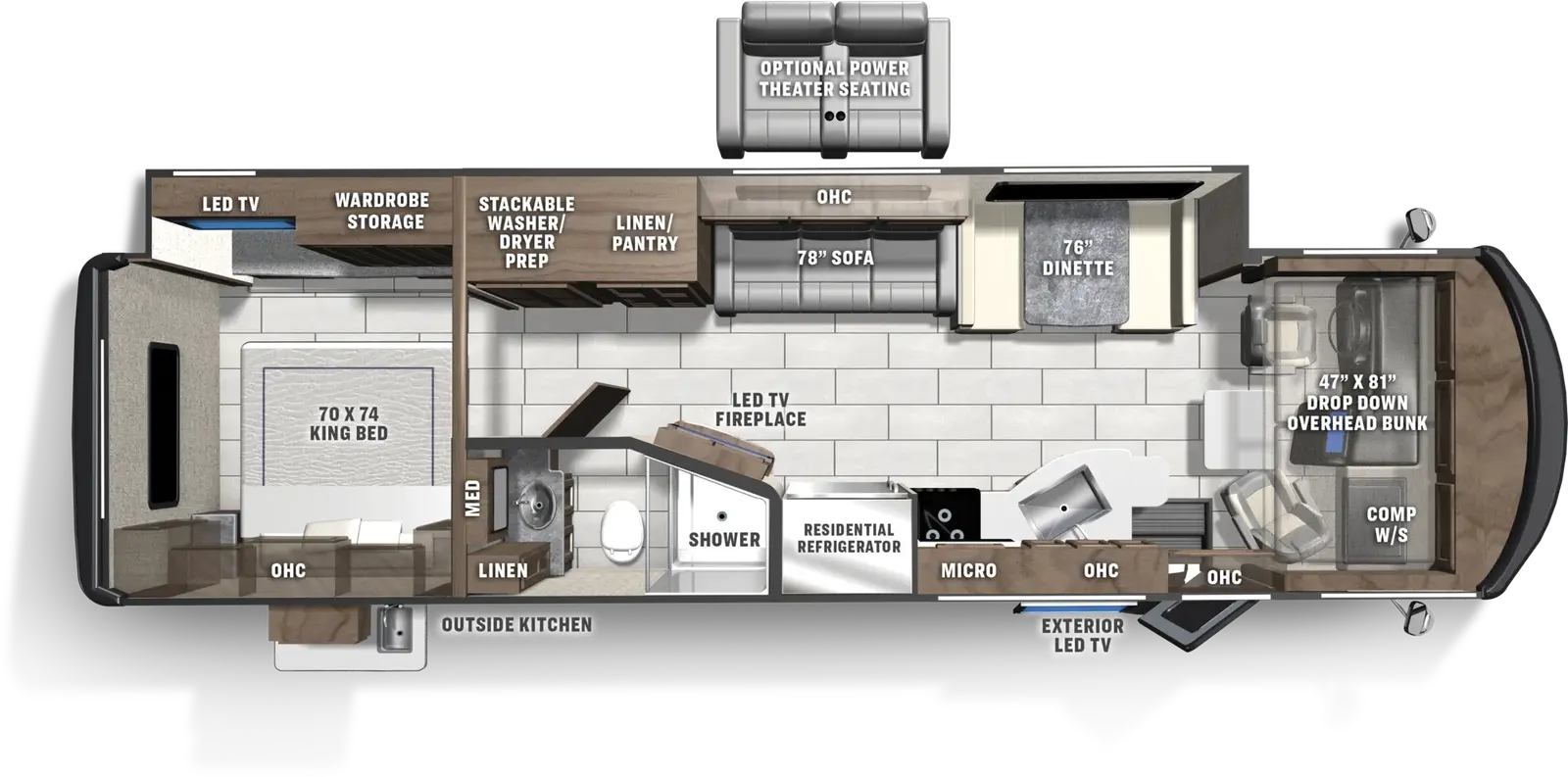 Mirada 33SS floorplan