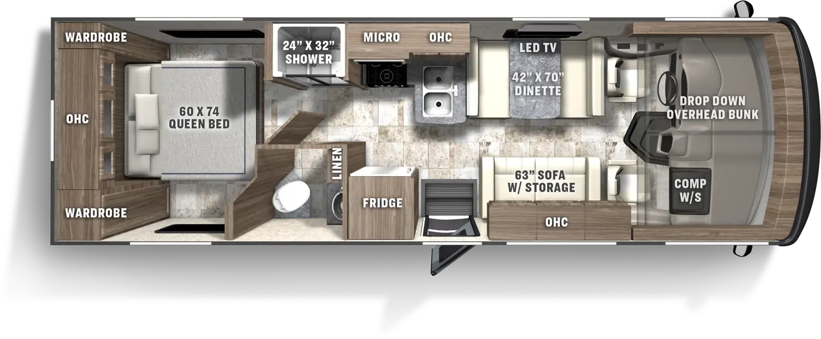 Pursuit 27XPS floorplan