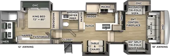 389FLH Floorplan Image