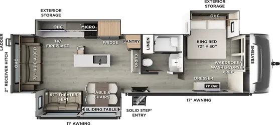 8392RL Floorplan Image