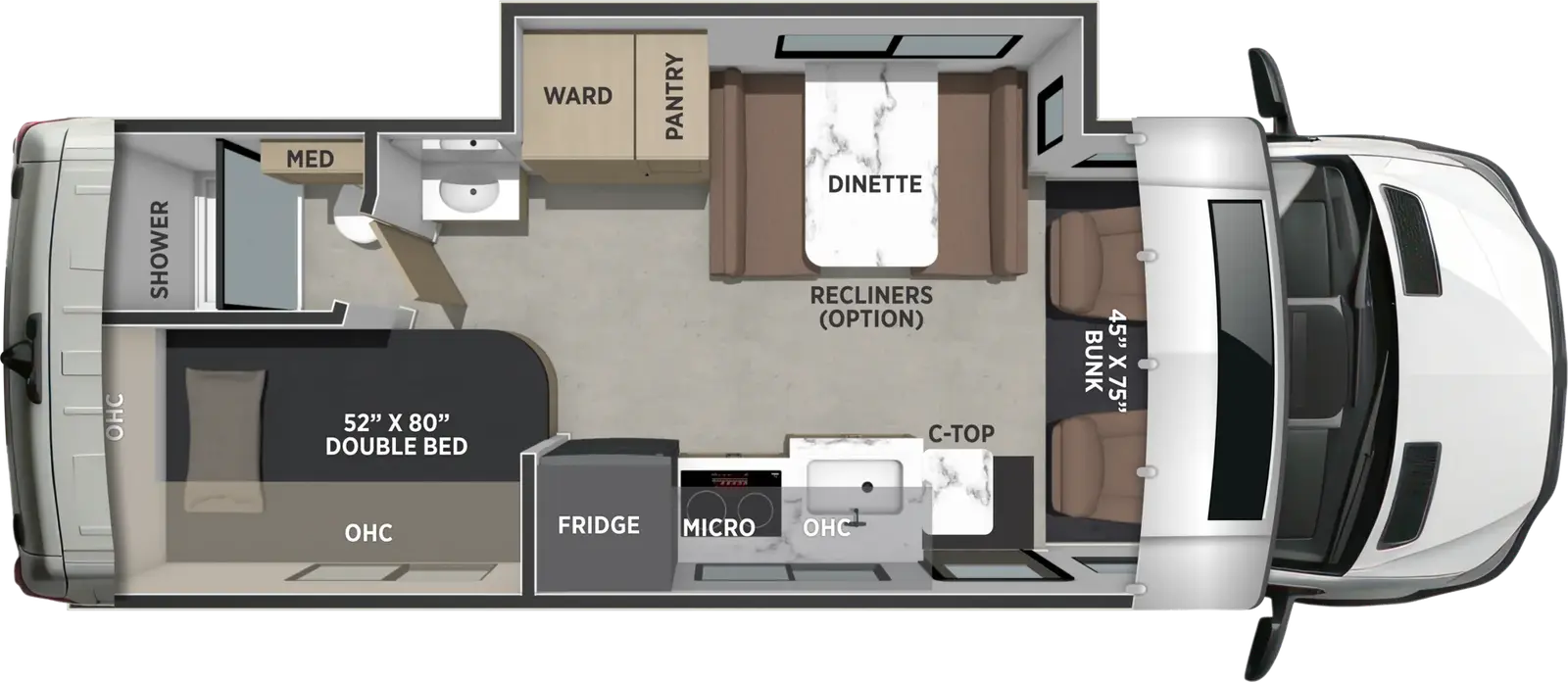 Prism 24CB floorplan